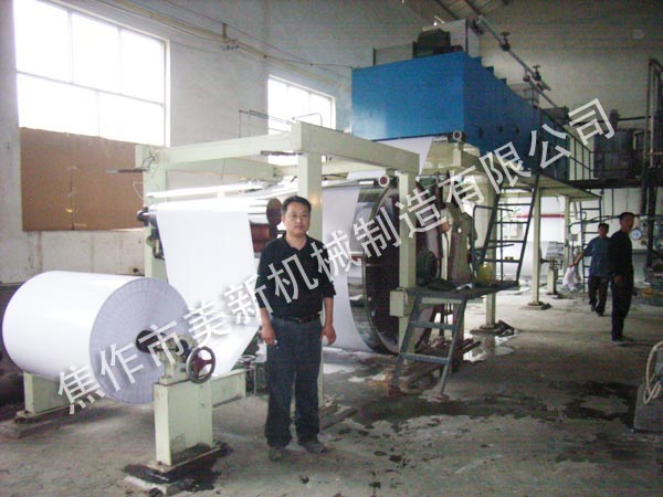 Glass paperboard coater