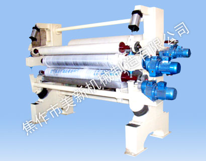 Air knife cloth applicator